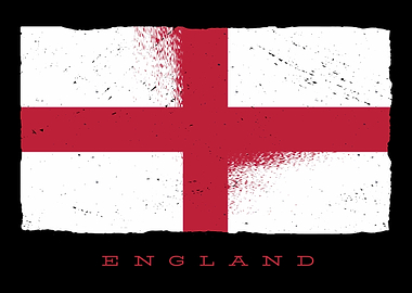 Distressed England Flag