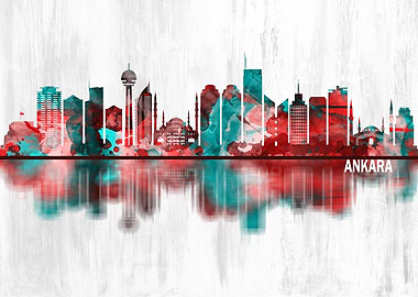 Ankara Turkey Skyline