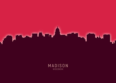 Madison Skyline Wisconsin