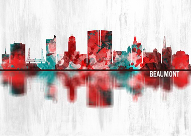 Beaumont Texas Skyline