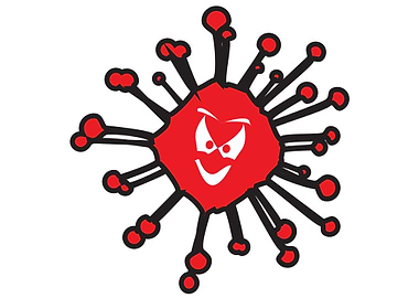 Evil Face Covic 19 Bug