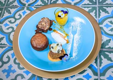 Various sweet desserts