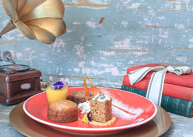 Various sweet desserts