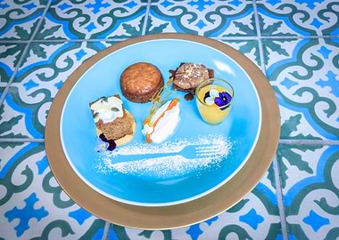 Various sweet desserts