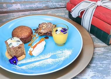 Various sweet desserts