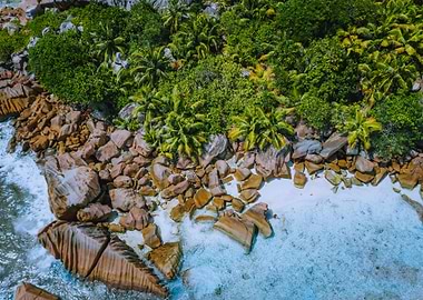 Aerial Drone Photo Of Ston