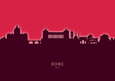 Rome Skyline Italy