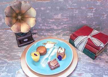 Various sweet desserts