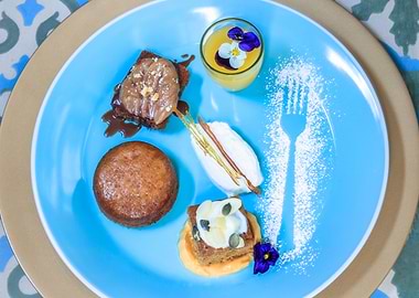 Various sweet desserts