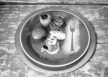 Various sweet desserts