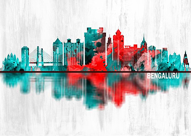 Bengaluru India Skyline