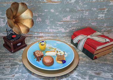 Various sweet desserts