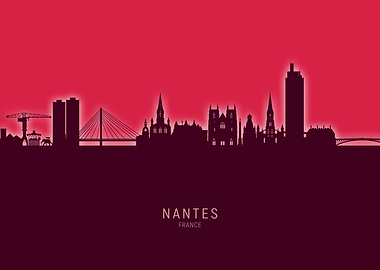 Nantes Skyline France