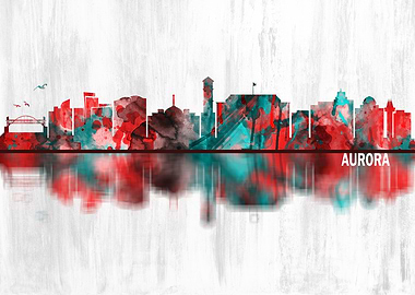 Aurora Colorado Skyline