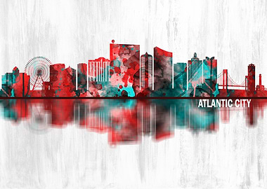 Atlantic City Skyline