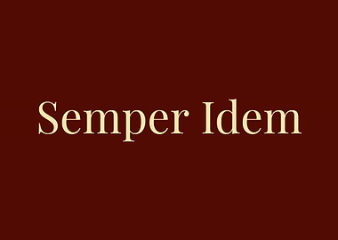Semper Idem