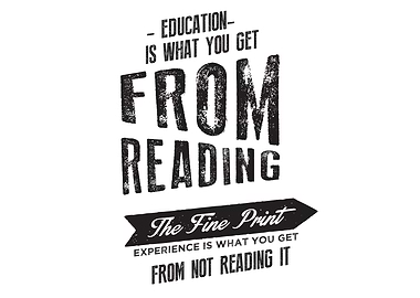 Education is what you get