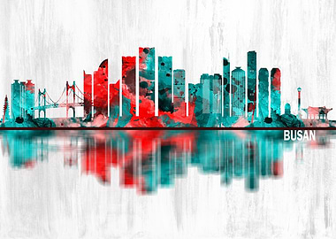 Busan South Korea Skyline