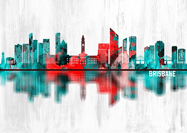 Brisbane Australia Skyline