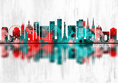 Bordeaux France Skyline