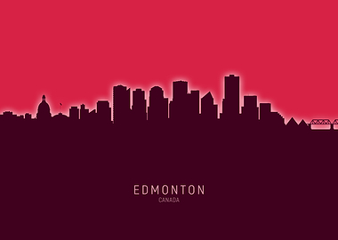 Edmonton Skyline Canada
