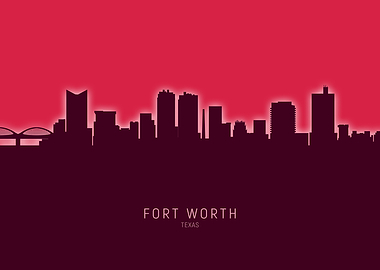 Fort Worth Skyline Texas