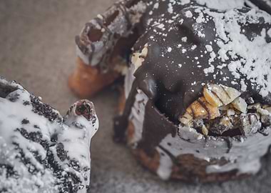 Chocolate pastry swirls