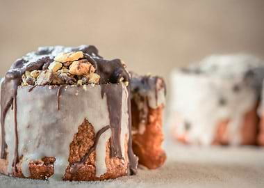 Pastry chocolate swirls