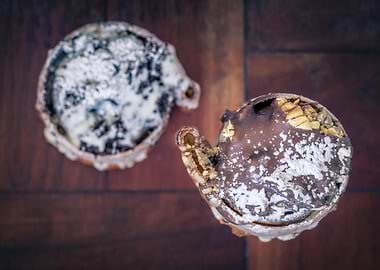 Chocolate pastry swirls