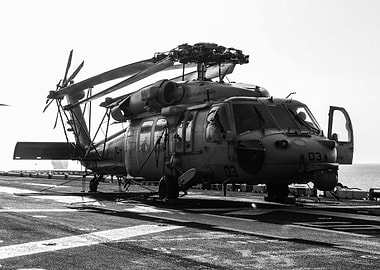 US NAVY MH60S Helicopter