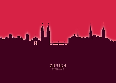 Zurich Skyline Switzerland