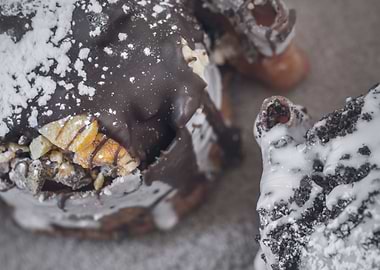 Chocolate pastry swirls