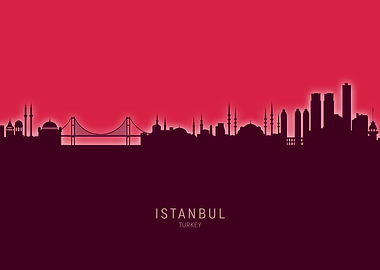 Istanbul Skyline Turkey