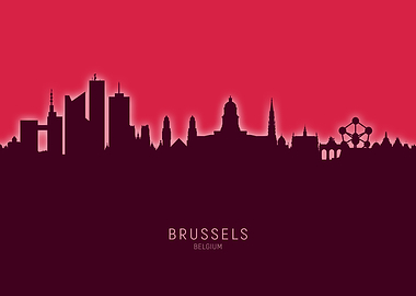 Brussels Skyline Belgium