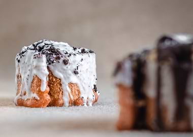 Chocolate pastry swirls