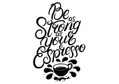 Coffee handwritten letteri