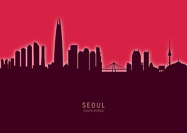 Seoul Skyline South Korea