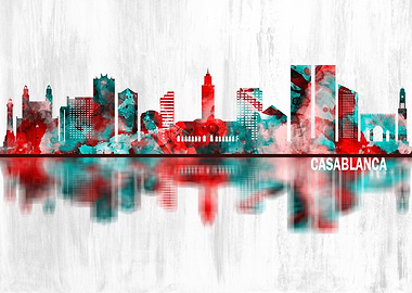 Casablanca Morocco Skyline