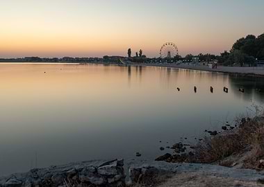 Beautiful view on town