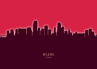 Miami Skyline Florida