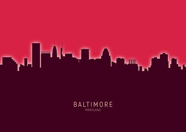Baltimore Skyline Maryland
