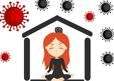 Virus Corona Stay At Home