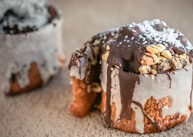 Chocolate pastry swirls