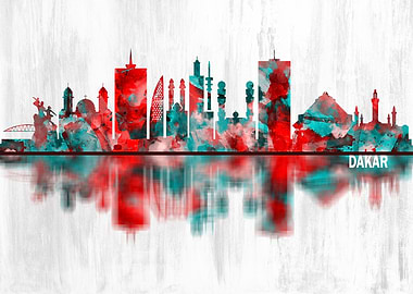 Dakar Senegal Skyline