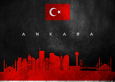 Ankara Turkey Skyline