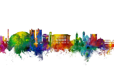 Cedar Falls Skyline Iowa