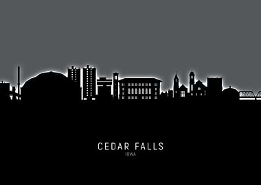 Cedar Falls Skyline Iowa