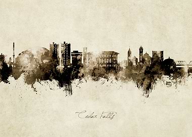 Cedar Falls Skyline Iowa