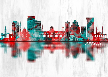Damascus Syria Skyline