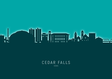 Cedar Falls Skyline Iowa